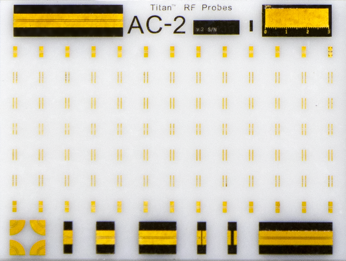 MPI RF Calibration Substrates